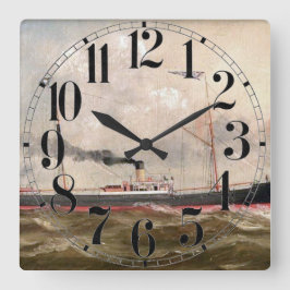 Relógio Quadrado Vapor Louise 1800