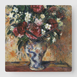 Relógio Quadrado Vase das Flores