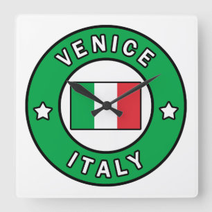 Relógio Quadrado Veneza Italia
