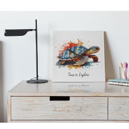 Relógio Quadrado Vibrant Voyager, custom