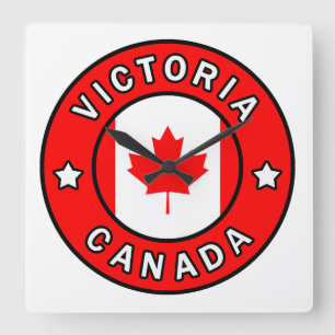 Relógio Quadrado Victoria Canadá