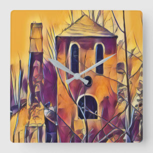 RELÓGIO QUADRADO VICTORIAN ENGLAND