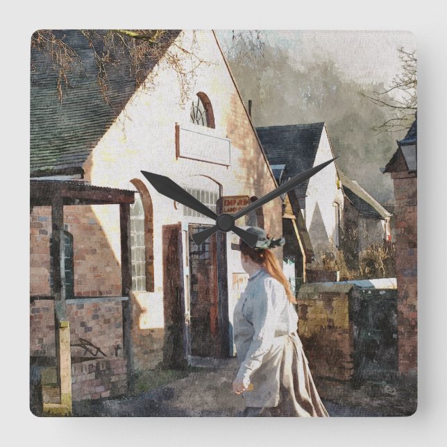 RELÓGIO QUADRADO VICTORIAN ENGLAND (Frente)