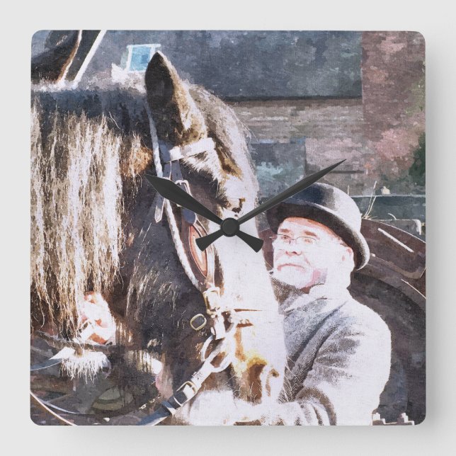 RELÓGIO QUADRADO VICTORIAN INGLATERRA (Frente)