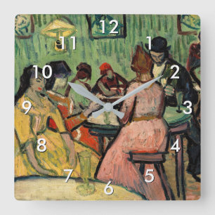 Relógio Quadrado Vincent van Gogh - O Bordel