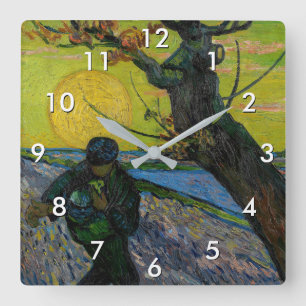 Relógio Quadrado Vincent van Gogh - O Semeador 