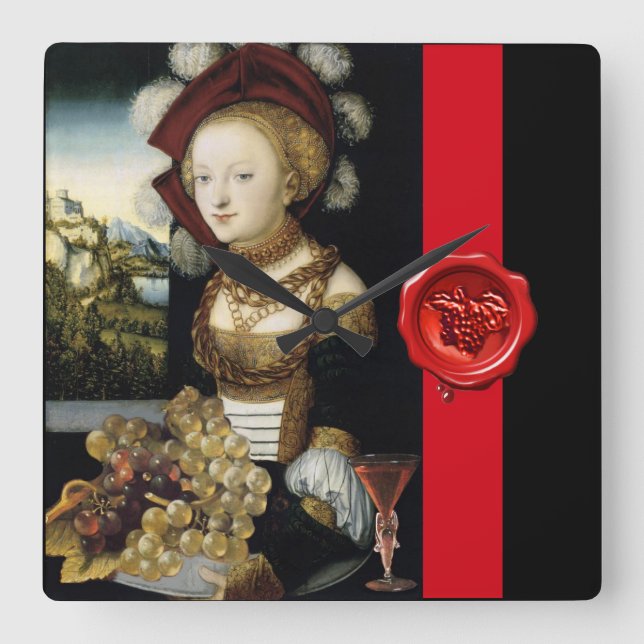 RELÓGIO QUADRADO VINHO-VINHO-VINHO-VINHO-PROVANDO-VINHO-VINHO-VINHO (Frente)