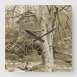 Relógio Quadrado Vintage