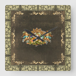 Relógio Quadrado Vintage 114