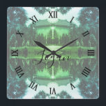 Relógio Quadrado Vintage China Canton martyrs parc<br><div class="desc">Vintage China Canton martyrs parc</div>