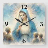 Virgem Abençoada Mary e Crianças