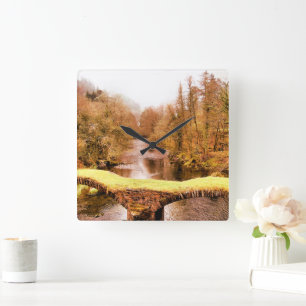 RELÓGIO QUADRADO VISTAS DE WALES