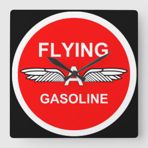 Relógio Quadrado Voando A Gasolina