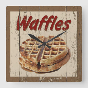 Relógio Quadrado Waffles