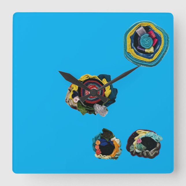 Relógio Quadrado Wall Art & Décor > Clocks (Frente)