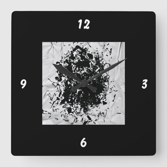 Relógio Quadrado Wall Art & Décor > Clocks (Frente)