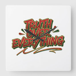 Relógio Quadrado Wall Clock