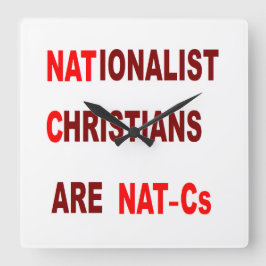 Relógio Quadrado Wall Clock