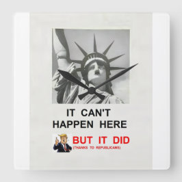 Relógio Quadrado Wall Clock