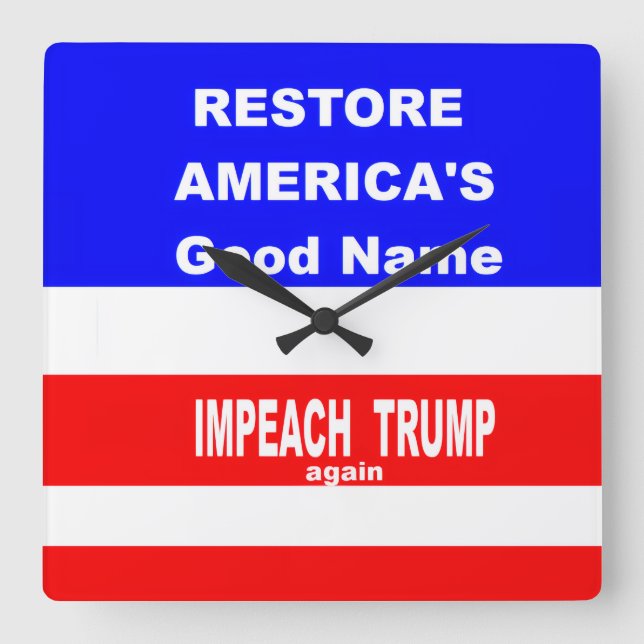 Relógio Quadrado Wall Clock (Frente)