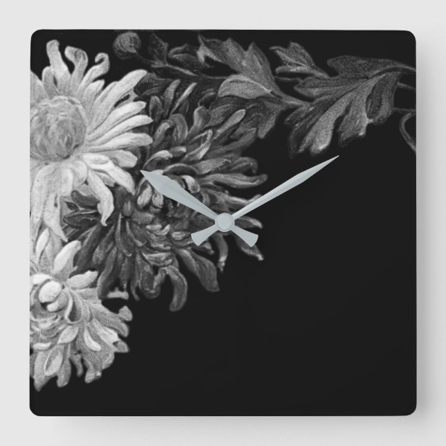 Relógio Quadrado Wall Clock ART E DESIGN (Frente)