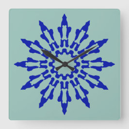 Relógio Quadrado Wall Clock, um elegante design clássico multicolor