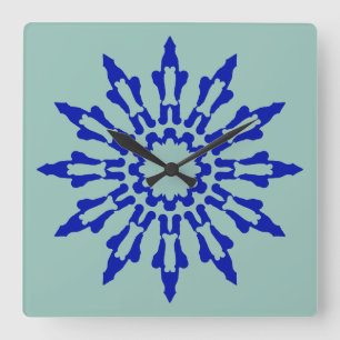 Relógio Quadrado Wall Clock, um elegante design clássico multicolor