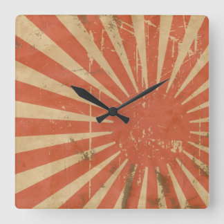 Relógio Quadrado Wallclock do Sun da Ascensão