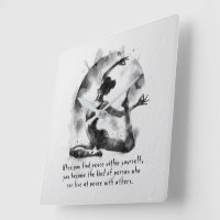Watercolor Yoga Reiki - Pose Rei Pigeon De Uma Per