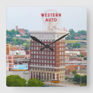 Relógio Quadrado Western Auto Building Loft Condos Kansas City