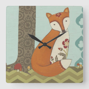 Relógio Quadrado Whimsy III