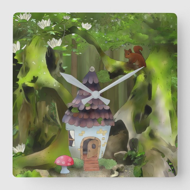 Relógio Quadrado Wichtelwald   (Frente)