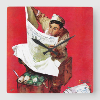 Relógio Quadrado Willie Gillis no K.P.