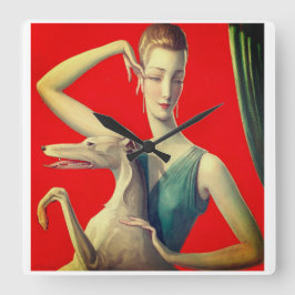 Relógio Quadrado Wladyslaw Theodore Benda