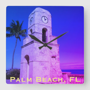 Relógio Quadrado Worth Avenue Clock Tower - Palm Beach, Florida