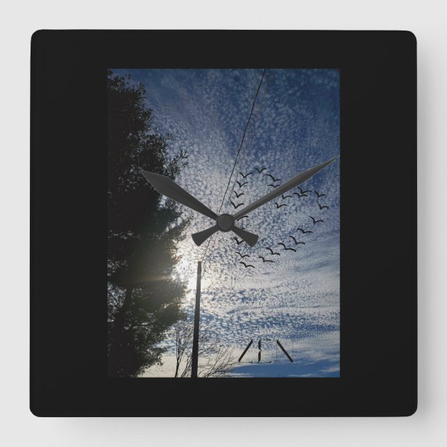 RELÓGIO QUADRADO ZEN (Frente)