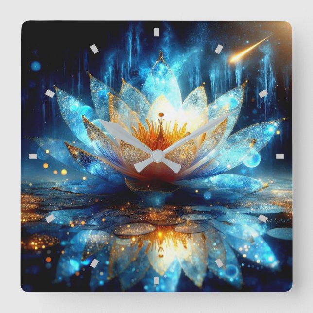 Relógio Quadrado Zen Wall Clock (Frente)