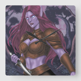 Relógio Quadrado Zendyr na floresta