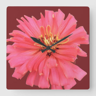 Relógio Quadrado Zenia Floral