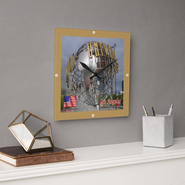 Relógio Quadrado zUS165 UNIVERSAL STUDIO, Los Angeles, (Escritório)