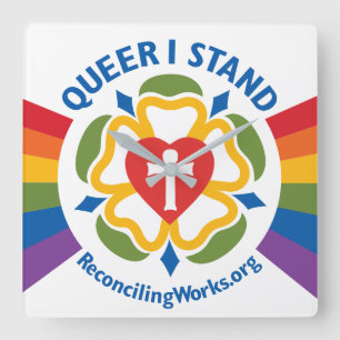 Relógio "Queer I Stand"