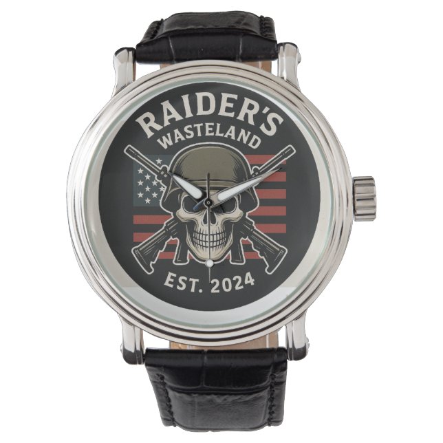 Relógio Raider’s Wasteland Official Logo Wristwatch (Frente)