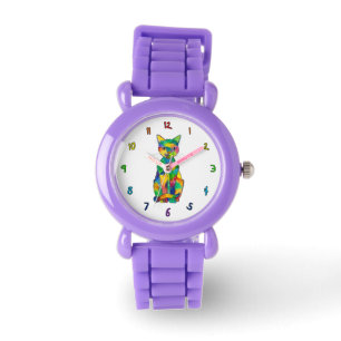 Relógio Rainbow Cat Watch (Criança)