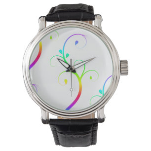 Relógio Rainbow Flourish