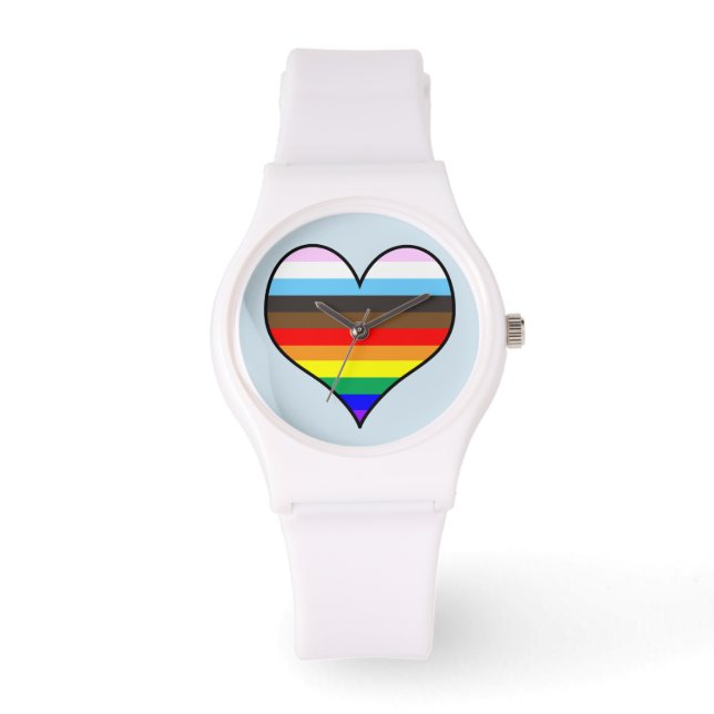 Relógio Rainbow Heart Watch (Frente)