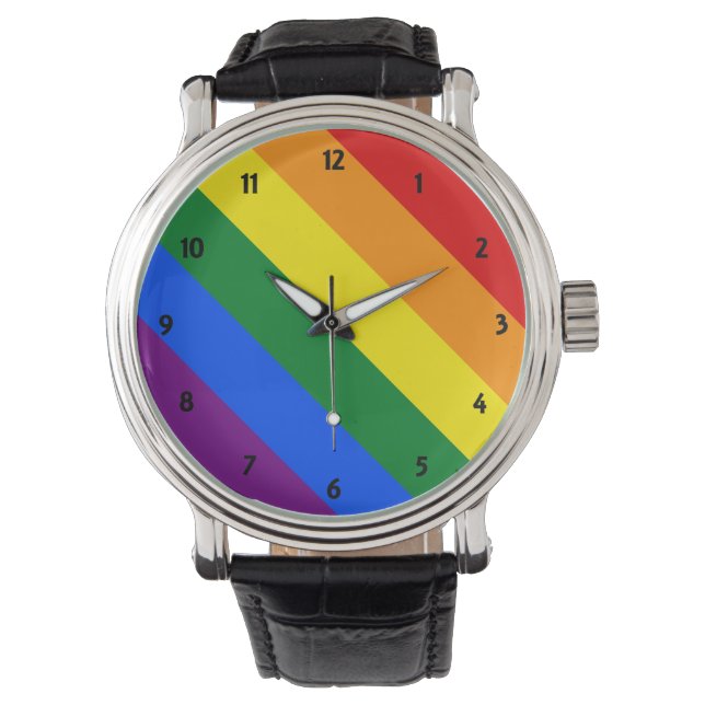 Relógio Rainbow Pride Watch (Frente)