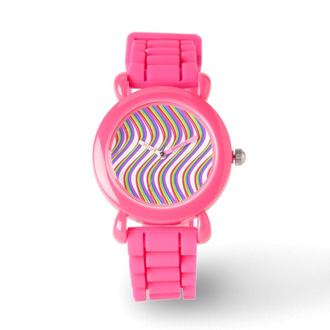 Relógio Rainbow Swirl Watch (Frente)
