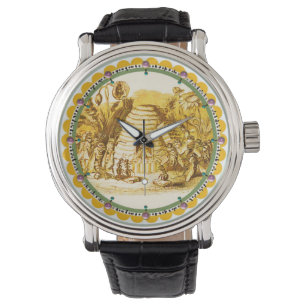 RELÓGIO RAINHA DAS ABELHAS DE MEL NO SKEP/BEEKER