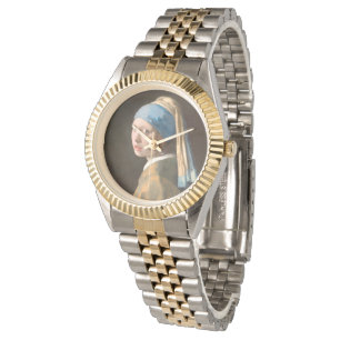 Relógio Rapariga com brinco de pérola (1665) Johannes Verm