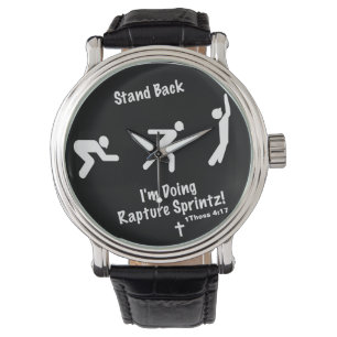 Relógio Rapture Sprintz! por Fay Goss Men's Vintage Black 